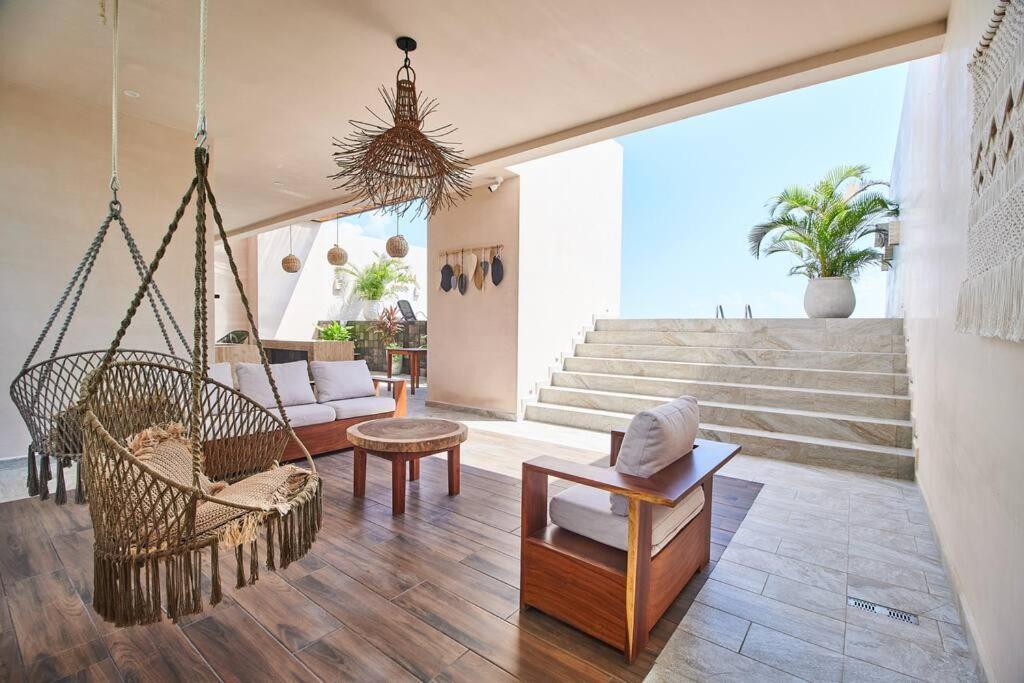 Appartement Phimai Gardens Ph3 - 2 Bdr Piscina Privada Y Vistas à Tulum Extérieur photo