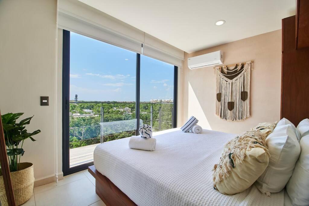 Appartement Phimai Gardens Ph3 - 2 Bdr Piscina Privada Y Vistas à Tulum Extérieur photo