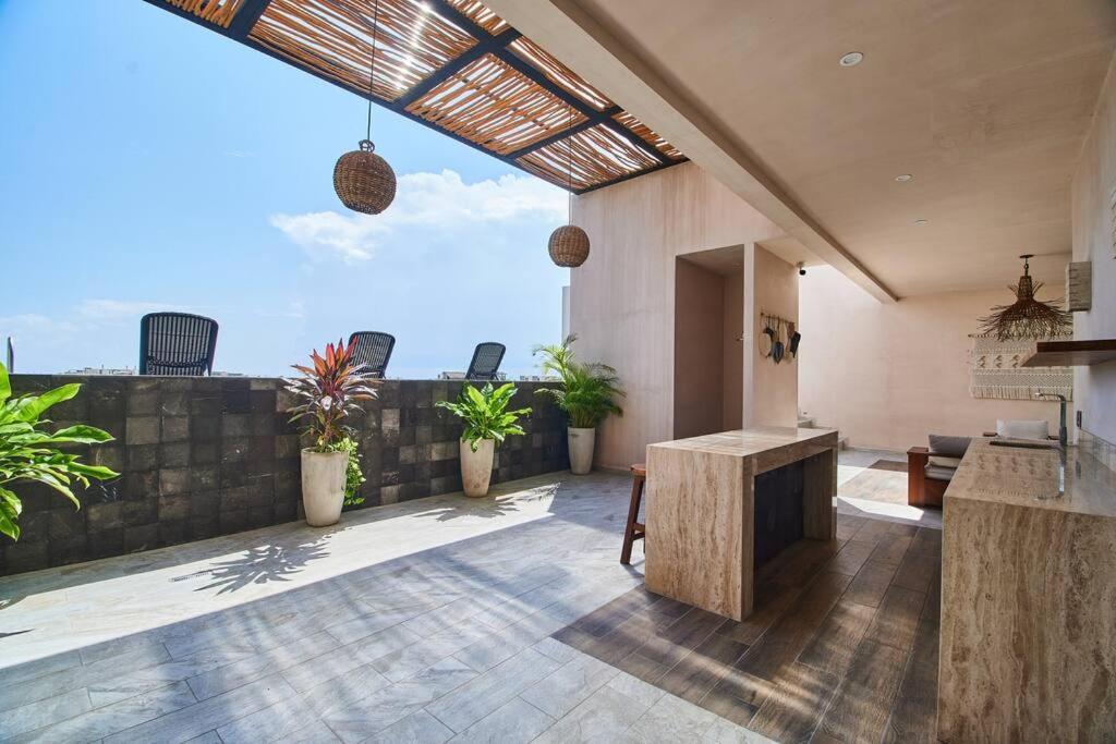 Appartement Phimai Gardens Ph3 - 2 Bdr Piscina Privada Y Vistas à Tulum Extérieur photo