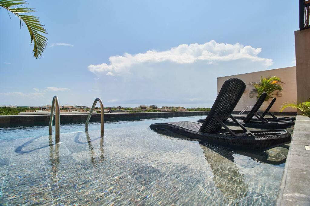 Appartement Phimai Gardens Ph3 - 2 Bdr Piscina Privada Y Vistas à Tulum Extérieur photo