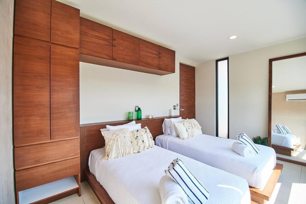 Appartement Phimai Gardens Ph3 - 2 Bdr Piscina Privada Y Vistas à Tulum Extérieur photo