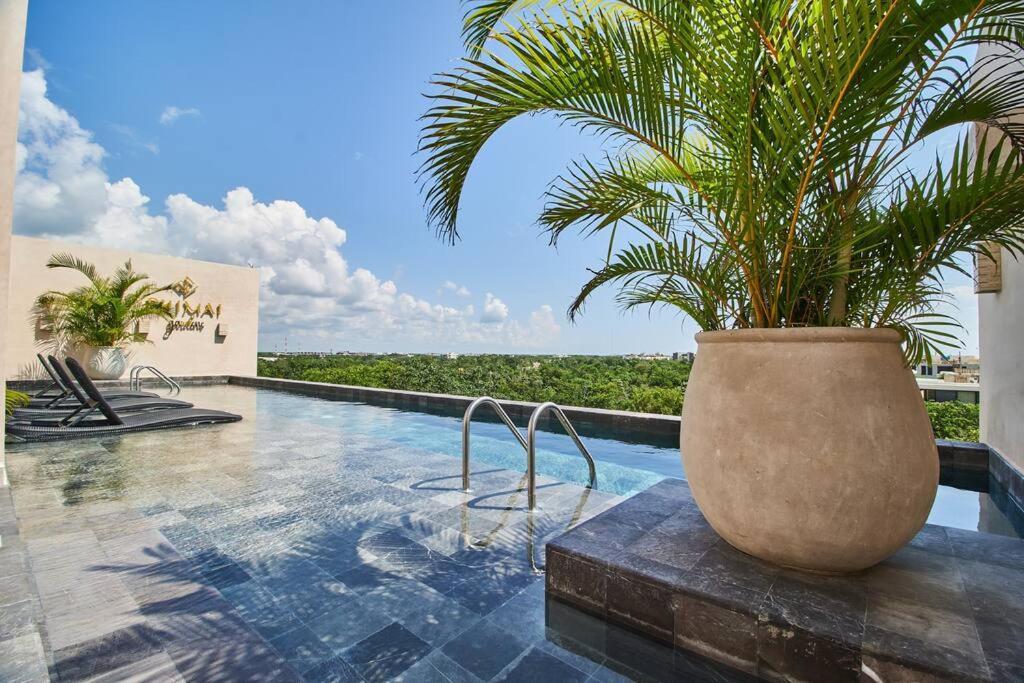 Appartement Phimai Gardens Ph3 - 2 Bdr Piscina Privada Y Vistas à Tulum Extérieur photo
